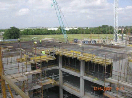 Priors Gate apartment development, under construction.